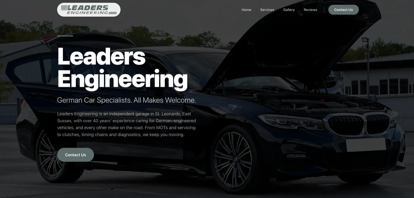 Screenshot of Leaders Engineering